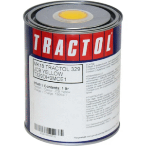 Tractol JCB Yellow 1 Litre Paint