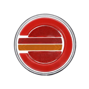 247 5" Multifunctional Strobe Burger Tail Lamp | Right Side