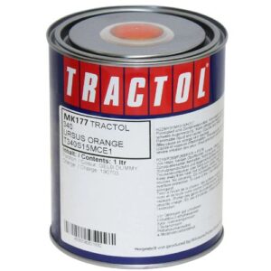 Tractol Ursus Orange 1 Litre Paint