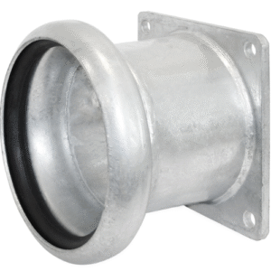 Bauer Female Fitting With 6" Flange 4 Bolt