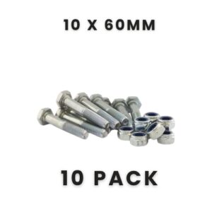 Shear Bolt M10 x 60mm (10 Pack)