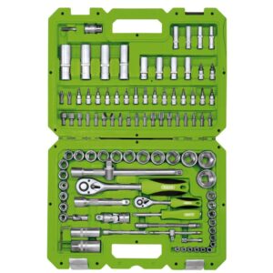 Metric Socket Set, 1/4” and 1/2” Sq. Dr. (100 Piece)