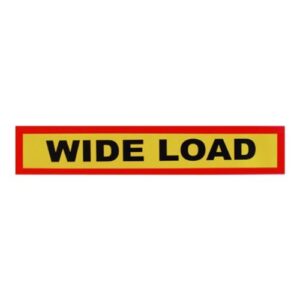 Wide Load Sign 1265 x 225 x 0.8 mm