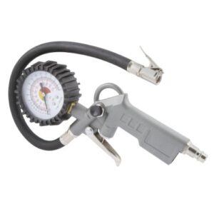 Gun Tyre Inflator with Gauge