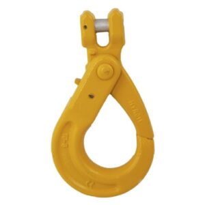 Lift Self Lock Hook with Clevis, G80, 10MM, 3.15 Ton