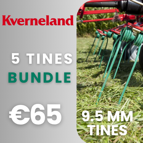 KV/Taarup 90/94 Rotary Rake Tine 9.5 mm (5 Tines)