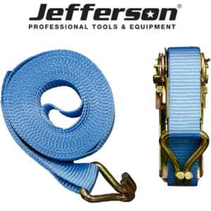 Jefferson 5m x 25mm Blue Ratchet Strap