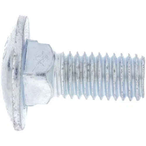 Coach / Cup Head Bolt M10 x 25mm Steel Zinc-plated 8.8