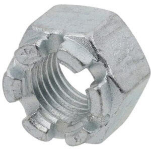 Castle Head Nut M12 x 1.50mm Steel Zinc-Plated