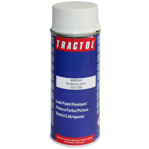 Tractol New Holland Biano White Paint 400ml Spray Can Aerosol