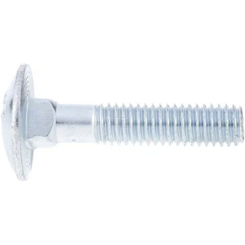 Coach / Cup Head Bolt M10 x 50mm Steel Zinc-plated 8.8