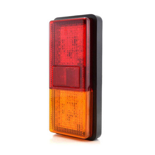 Salari Rubber Base LED Multifunctional Tail Lamp 3 Function (Stop/Tail/Indicator/Reflector)