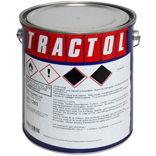 Tractol Massey Ferguson Gloss Black 5 Litre