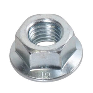 Hexagon Flange Nut M6 x 1.00mm Steel Zinc-Plated