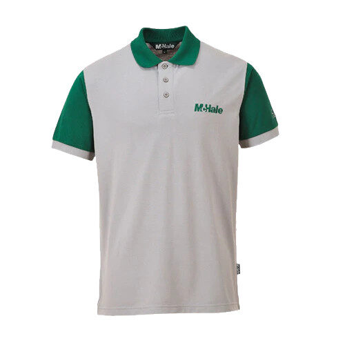 McHale Polo Shirt 2 Tone Grey & Green