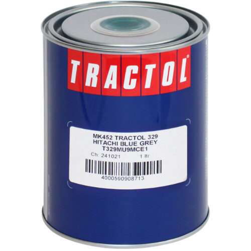 Tractol Hitachi Blue Grey 1 Litre Paint