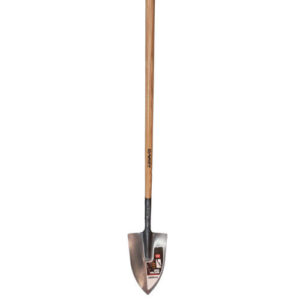 Darby Irish Shovel 4.5ft – Heavy Duty Ash Handle Shovel with Solid Steel Head