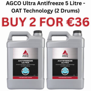 AGCO Ultra Antifreeze 5 Litre - OAT Technology (2 Drums)
