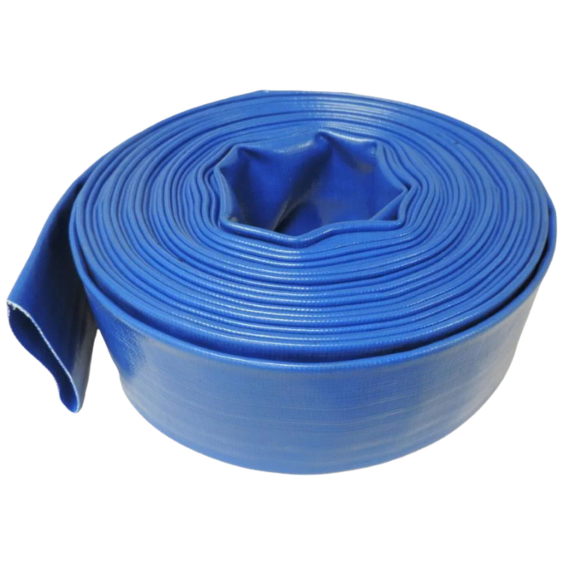 4'' Medium Layflat Hose Blue - Price Per Meter