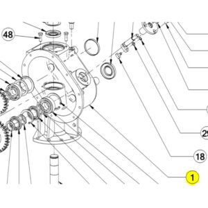 McHale Conditioner Gearbox Front Mower Bottom | Pro Glide F3100 & F3500