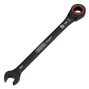 Draper Expert HI-TORQ® Metric Ratchet Combination Spanner, 8mm, Black