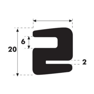 Glazing Rubber - S Type