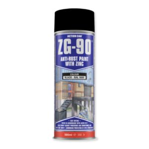 ZG-90 Rapid Dry Primer & Topcoat Black Paint 500ml