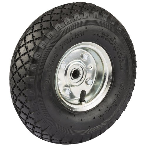 Draper Pneumatic Rubber Wheel, 258mm