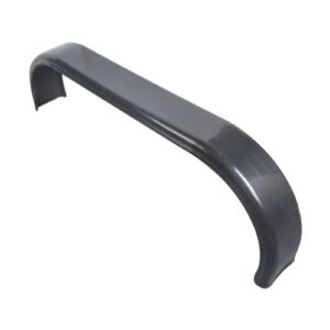 Double Axle Trailer Mudguard Pair – Black PVC 1750 x 210mm
