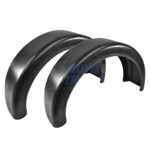 13" Round Top Trailer Mudguard Pair