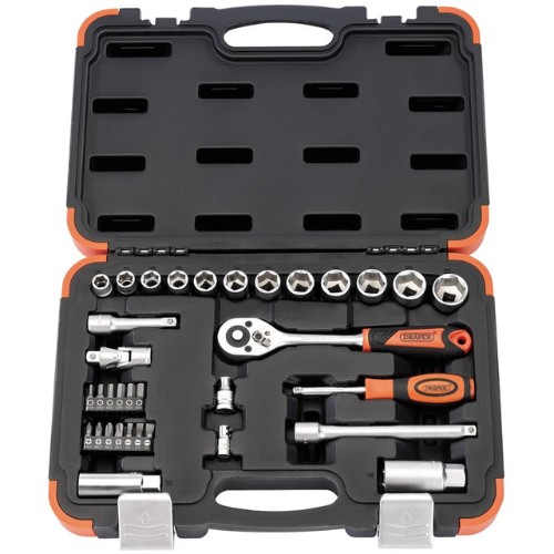 Draper 3/8" Drive 34 Piece Metric Socket & Accessory Set