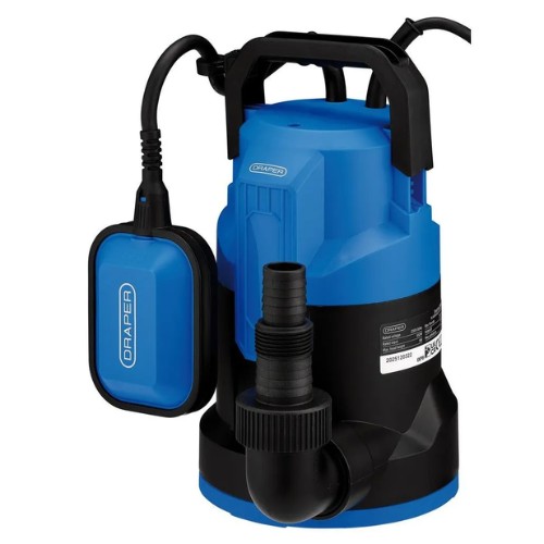 Draper 230V Submersible Clean Water Pump with Float Switch, 280L/min, 550W