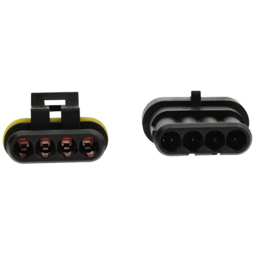 Set of Superseal 4 Pin Connector Plugs Male+Female - Image 3