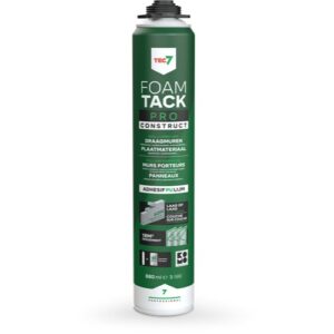 Tec7 FoamTack Pro Construct Aerosol 800ML - Certified Foam Adhesive For Load-Bearing Walls 