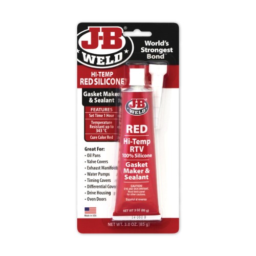 J-B Weld Red Hi-Temp RTV Gasket Maker 85g