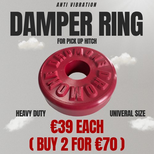 Universal Damper Ring For Pickup Hitch Red Bundle (BUY 2)