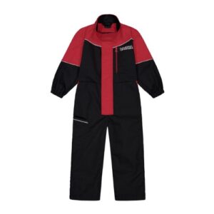 Valtra Kids’ Summer Workwear Overalls Black & Red | Durable Children's Coverall - New Design