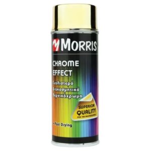 Morris Gold Chrome Effect Spray Paint 400ml