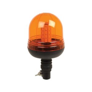 Rotating Halogen LED Amber Beacon | Flexible Pin | 12-24V