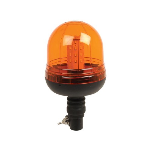 Rotating Halogen LED Amber Beacon | Flexible Pin | 12-24V