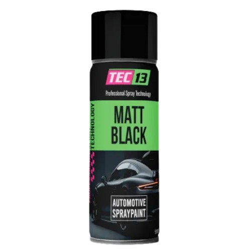 TEC13 Matt Black Aerosol Spray-paint 500ML