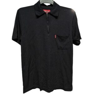 Valtra Adult Half Zip Polo - Black