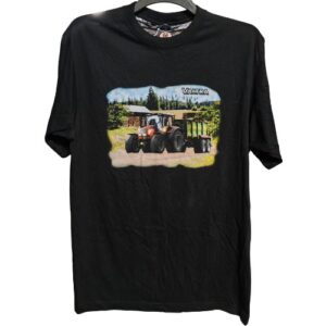 Valtra Adult T Shirt Large - Black