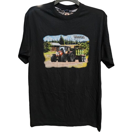 Valtra Adult T Shirt Large - Black