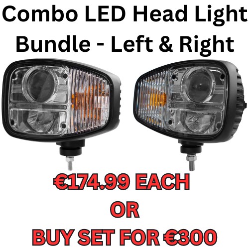 Combo LED Head Light Bundle - Left & Right